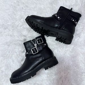 Girls new wonder nation black boots